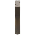 vidaXL Couchtischbeine 2 Stk. Naturstahl 60x(30-31,3) cm Stahl