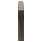 vidaXL Couchtischbeine 2 Stk. Naturstahl 70x(30-31,3) cm Stahl