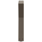 vidaXL Couchtischbeine 2 Stk. Naturstahl 28x(42-43,3) cm Stahl