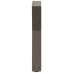 vidaXL Couchtischbeine 2 Stk. Naturstahl 38x(42-43,3) cm Stahl