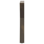 vidaXL Esstisch Beine 2 Stück Naturstahl 60x(72-73,3) cm Stahl