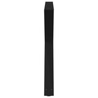 vidaXL Esstisch Beine 2 Stück Schwarz 90x(72-73,3) cm Stahl