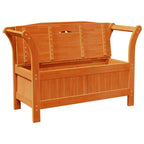vidaXL Bank Outdoor Braun 119 x 44 x 76 cm Massives Kiefernholz
