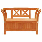 vidaXL Bank Outdoor Braun 119 x 44 x 76 cm Massives Kiefernholz