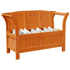 vidaXL Bank Outdoor Braun 119 x 44 x 76 cm Massives Kiefernholz