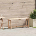 vidaXL Bank Outdoor Braun 119 x 44 x 76 cm Massives Kiefernholz