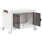 vidaXL Aufbewahrungsbox mit Rädern Stapelbar 28 L 48,5x29,5x33 cm