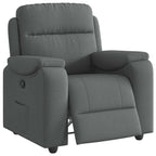 vidaXL Relaxsessel, Stoff, Dunkelgrau