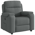 vidaXL Relaxsessel, Stoff, Dunkelgrau
