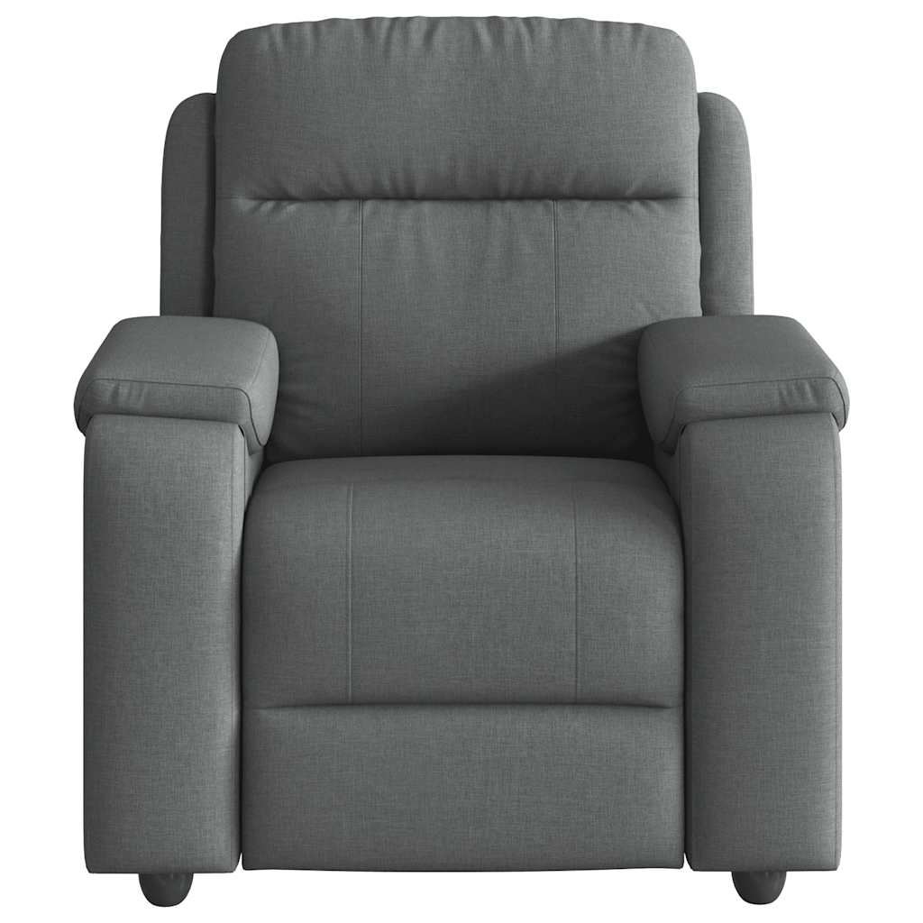 vidaXL Relaxsessel, Stoff, Dunkelgrau