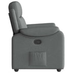 vidaXL Relaxsessel, Stoff, Dunkelgrau