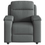 vidaXL Massage-Relaxsessel, Stoff, Dunkelgrau