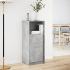 vidaXL LED-Sideboard Betongrau 42,5x34x100 cm Holzwerkstoff