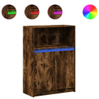 vidaXL Sideboard mit LED Räuchereiche 72x34x100 cm Holzwerkstoff