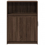 vidaXL Sideboard mit LED Braun Eichen-Optik 72x34x100 cm Holzwerkstoff
