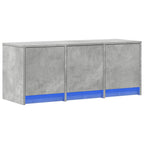 vidaXL TV-Schrank LED Betongrau 97x34x40 Holzwerkstoff