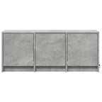 vidaXL TV-Schrank LED Betongrau 97x34x40 Holzwerkstoff