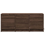vidaXL TV-Schrank LED Braun Eichen-Optik 97x34x40 cm Holzwerkstoff