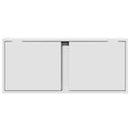 vidaXL TV-Wandschrank mit LED-Beleuchtung Weiß 80x31x35 cm