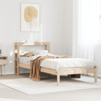 vidaXL Massivholzbett ohne Matratze 90x190 cm Kiefer