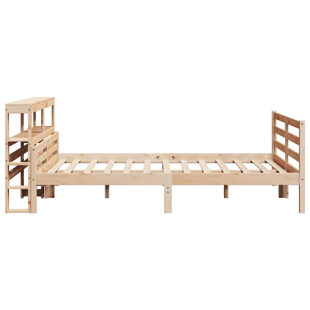 vidaXL Bettgestell mit Kopfteil ohne Matratze 140x190 cm