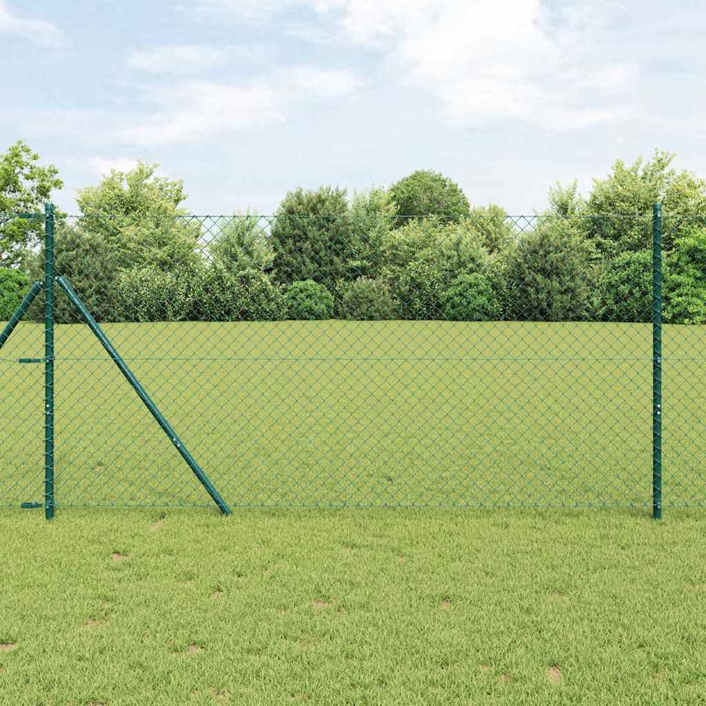 vidaXL Zaunpfosten Grün