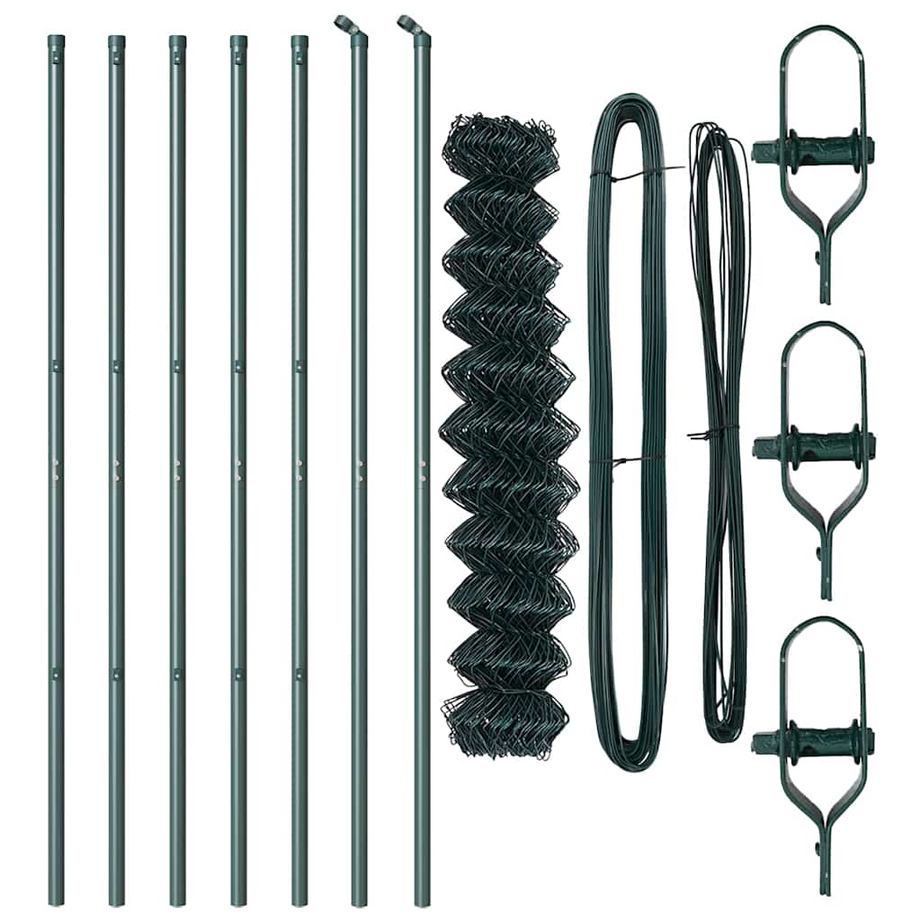 vidaXL Zaunpfosten Grün