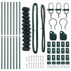 vidaXL Zaunpfosten Grün