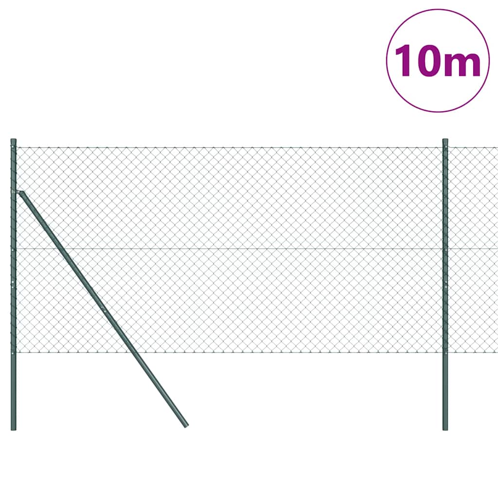 vidaXL Zaunpfosten Grün