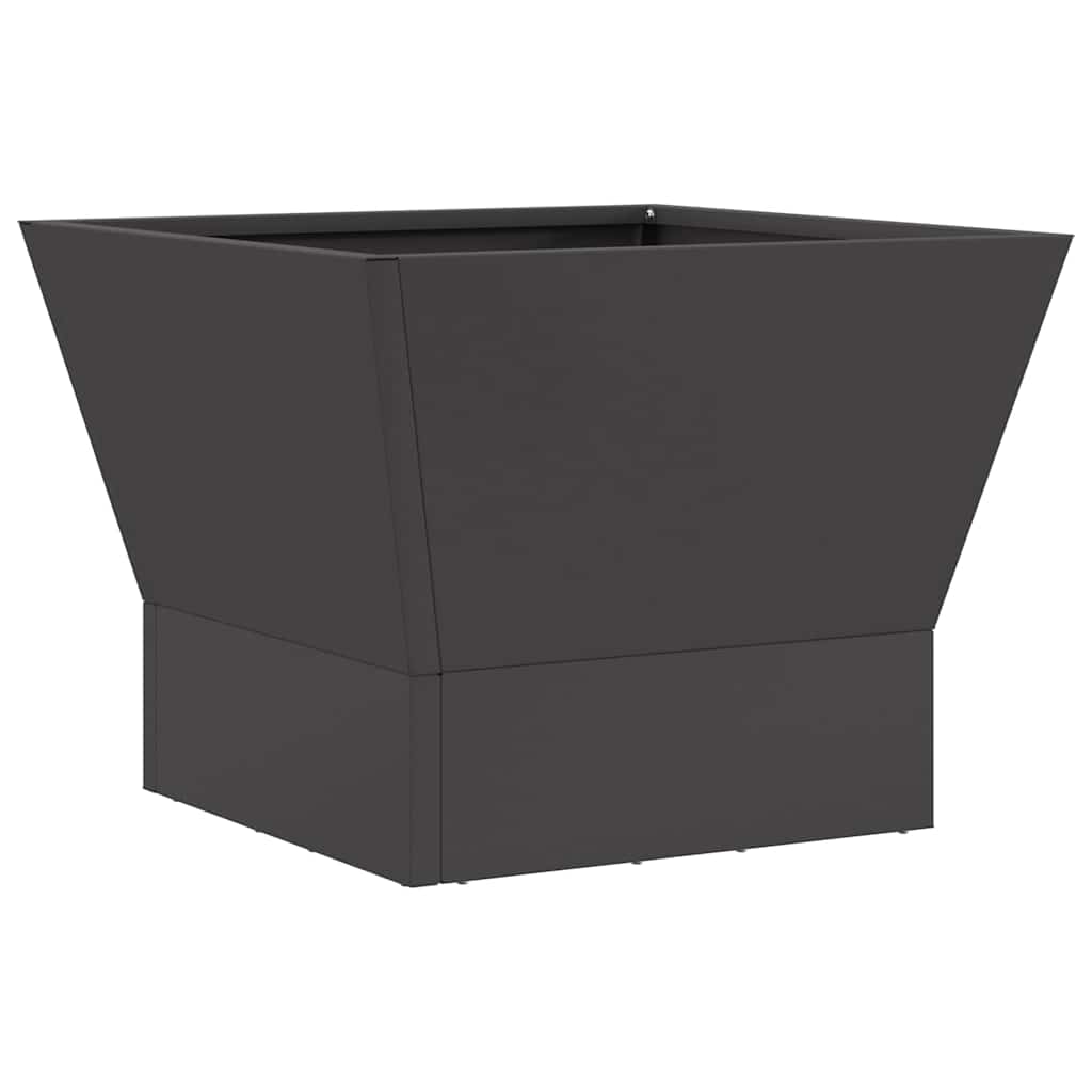 vidaXL Feuerstelle Schwarz 40 x 40 x 35 cm Stahl