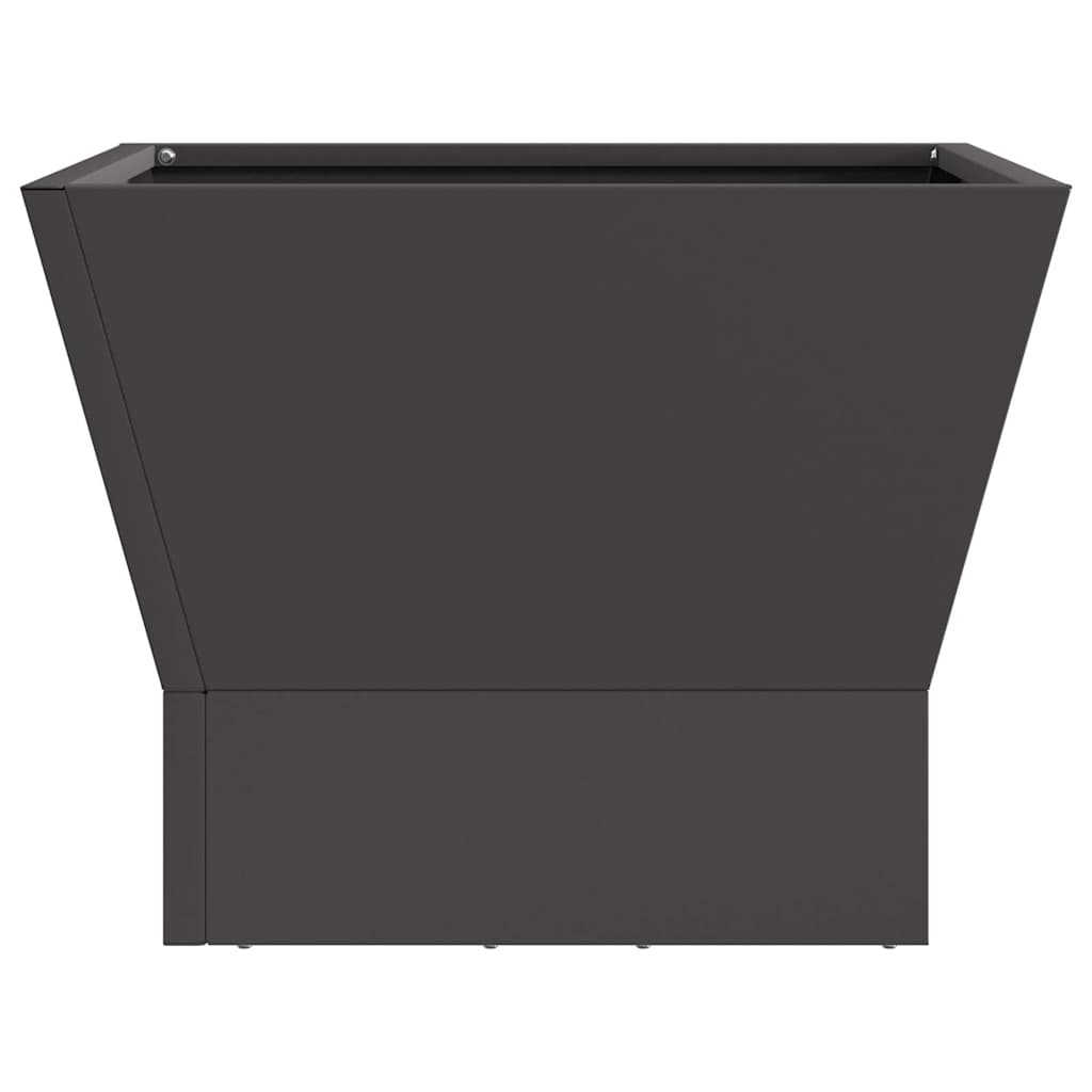 vidaXL Feuerstelle Schwarz 40 x 40 x 35 cm Stahl
