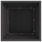 vidaXL Feuerstelle Schwarz 40 x 40 x 35 cm Stahl