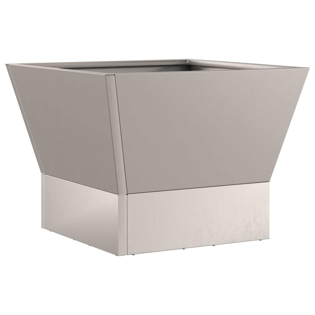 vidaXL Feuerstelle Braun 40 x 40 x 35 cm Wetterfeststahl