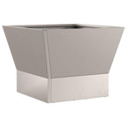 vidaXL Feuerstelle Braun 40 x 40 x 35 cm Wetterfeststahl