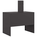 vidaXL Feuerstelle Schwarz 80 x 50 x 96 cm Kaltgewalzter Stahl