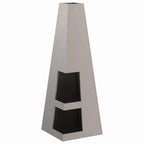 vidaXL Feuerstelle Braun 35 x 35 x 100 cm Wetterstahl