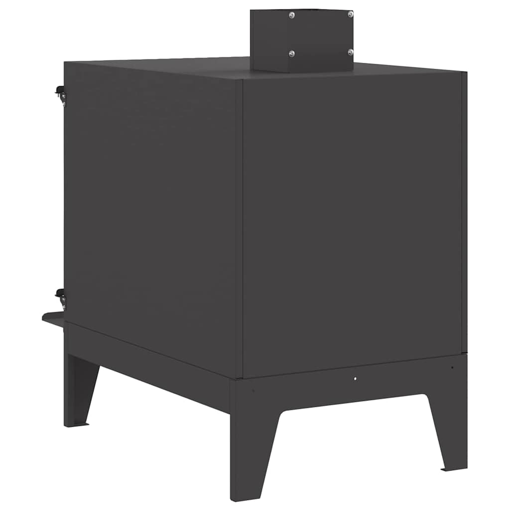vidaXL Campingkocher Schwarz 35 x 50 x 60 cm Kaltgewalzter Stahl