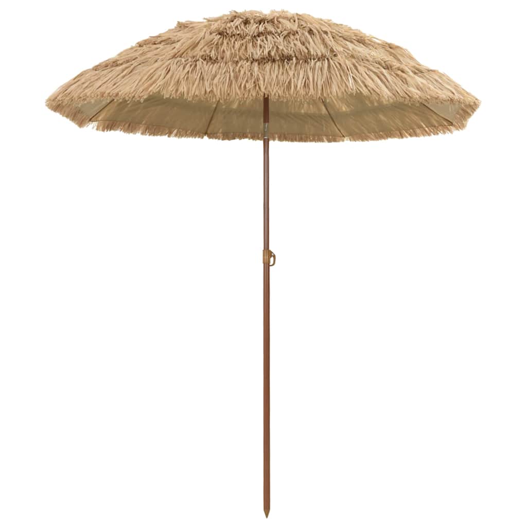 vidaXL Garten-Sonnenschirm Natur 160 x 160 x 196 cm