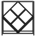 vidaXL Weinregal Schwarz Eichen-Optik 51 x 18 x 52,5 cm Holzwerkstoff