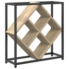 vidaXL Weinregal Sonoma-Eiche 51 x 18 x 52,5 cm Holzwerkstoff