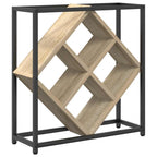 vidaXL Weinregal Sonoma-Eiche 51 x 18 x 52,5 cm Holzwerkstoff