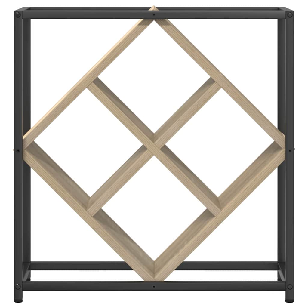 vidaXL Weinregal Sonoma-Eiche 51 x 18 x 52,5 cm Holzwerkstoff