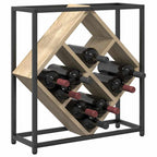 vidaXL Weinregal Sonoma-Eiche 51 x 18 x 52,5 cm Holzwerkstoff