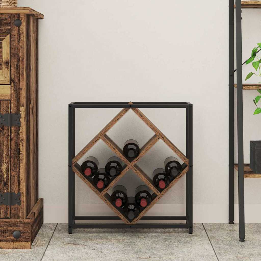 vidaXL Weinregal Altholz 51 x 18 x 52,5 cm Holzwerkstoff