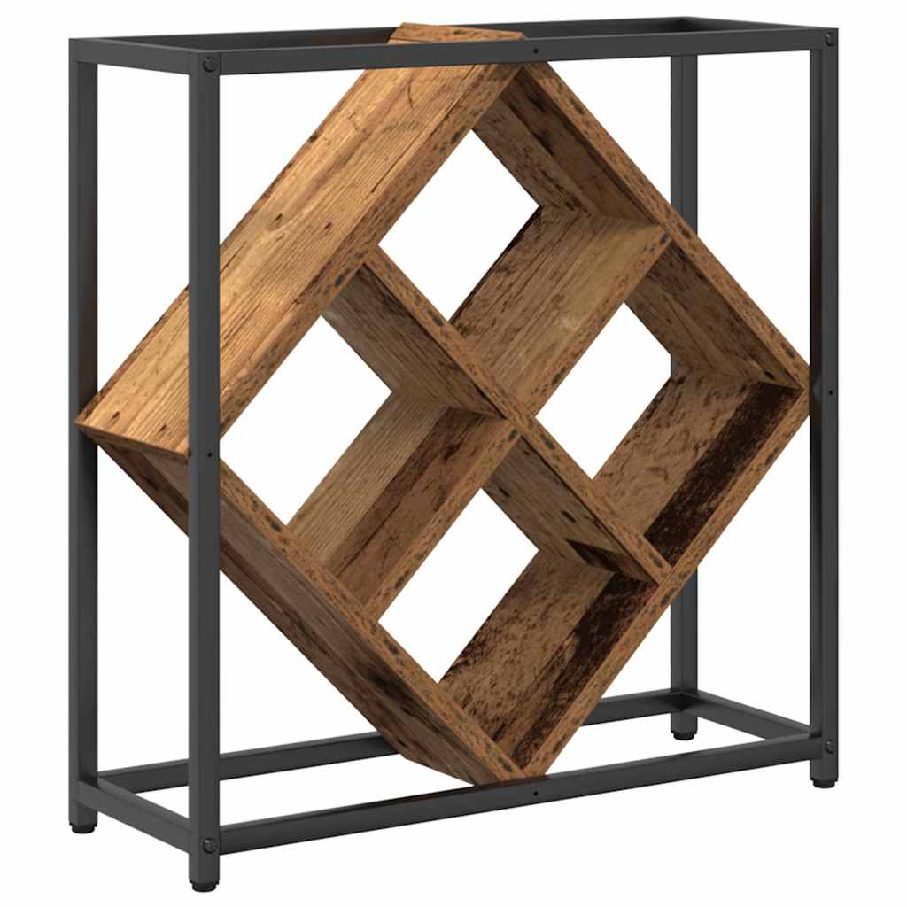 vidaXL Weinregal Altholz 51 x 18 x 52,5 cm Holzwerkstoff