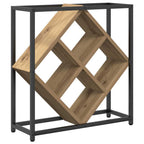 vidaXL Weinregal Artisan-Eiche 51 x 18 x 52,5 cm Holzwerkstoff