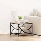 vidaXL Couchtisch Sonoma-Eiche 51 x 50 x 40 cm