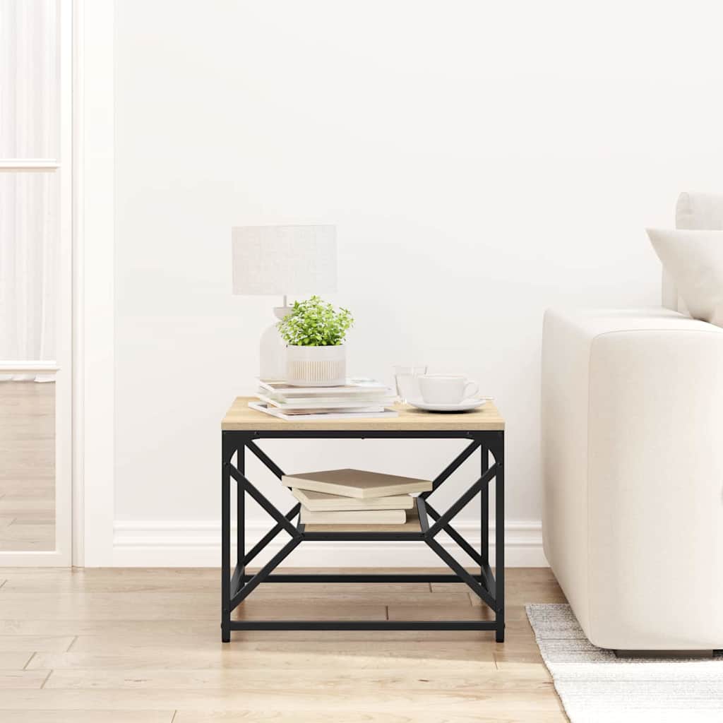 vidaXL Couchtisch Sonoma-Eiche 51 x 50 x 40 cm