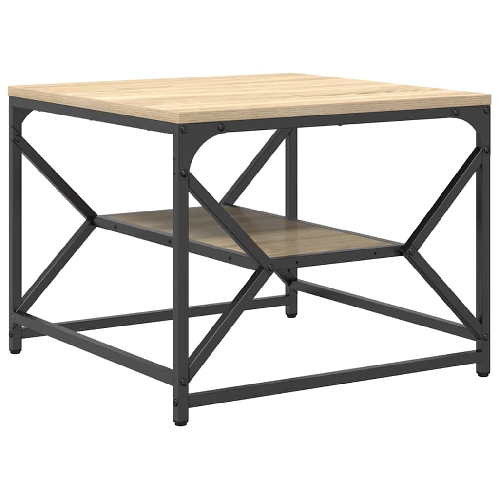 vidaXL Couchtisch Sonoma-Eiche 51 x 50 x 40 cm