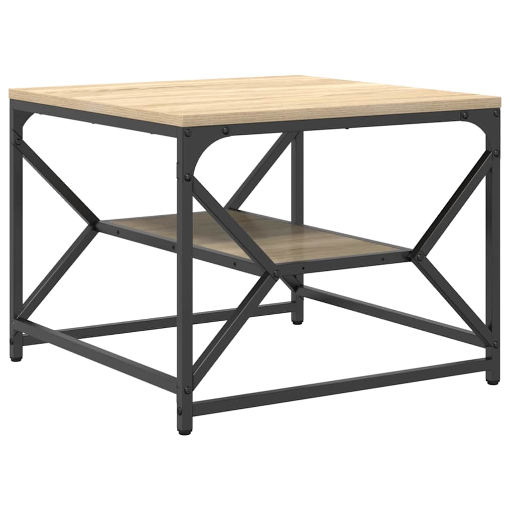 vidaXL Couchtisch Sonoma-Eiche 51 x 50 x 40 cm